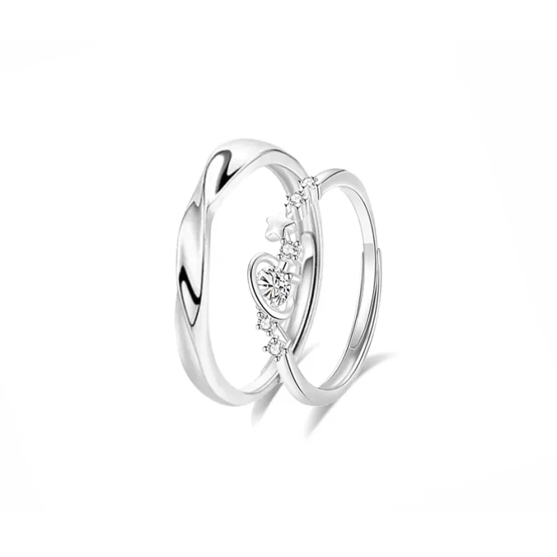 CHINA GOLD 999 Fine Silver Rings Unisex-3