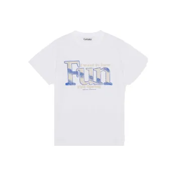 GANNI T Shirts Women's Bright White