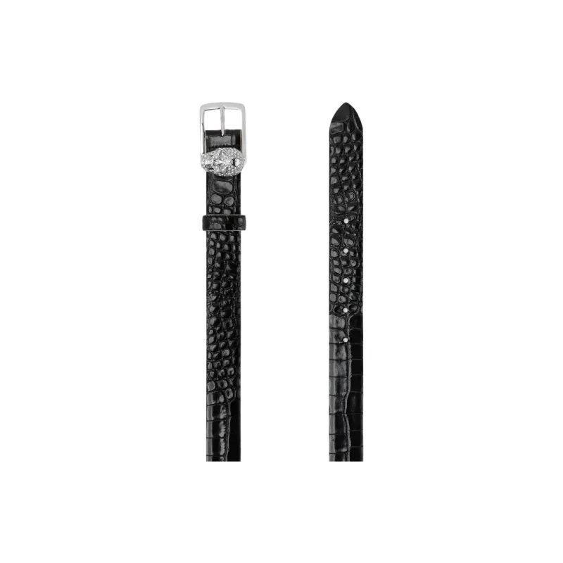 PHILIPP PLEIN Skull embellished buckle Belt-1