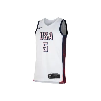 Nike USA Basketball Olympic Team Series Anthony Edwards Swingman Basketball Jerseys Men's White