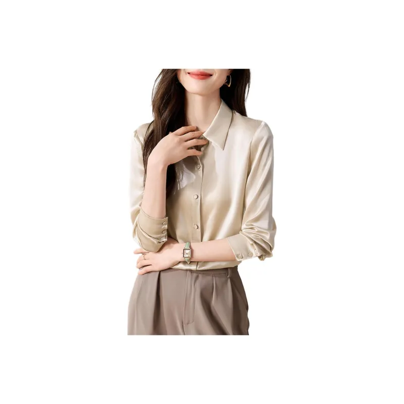 Mo Han Yi Mei Shirt Women's Champagne-0