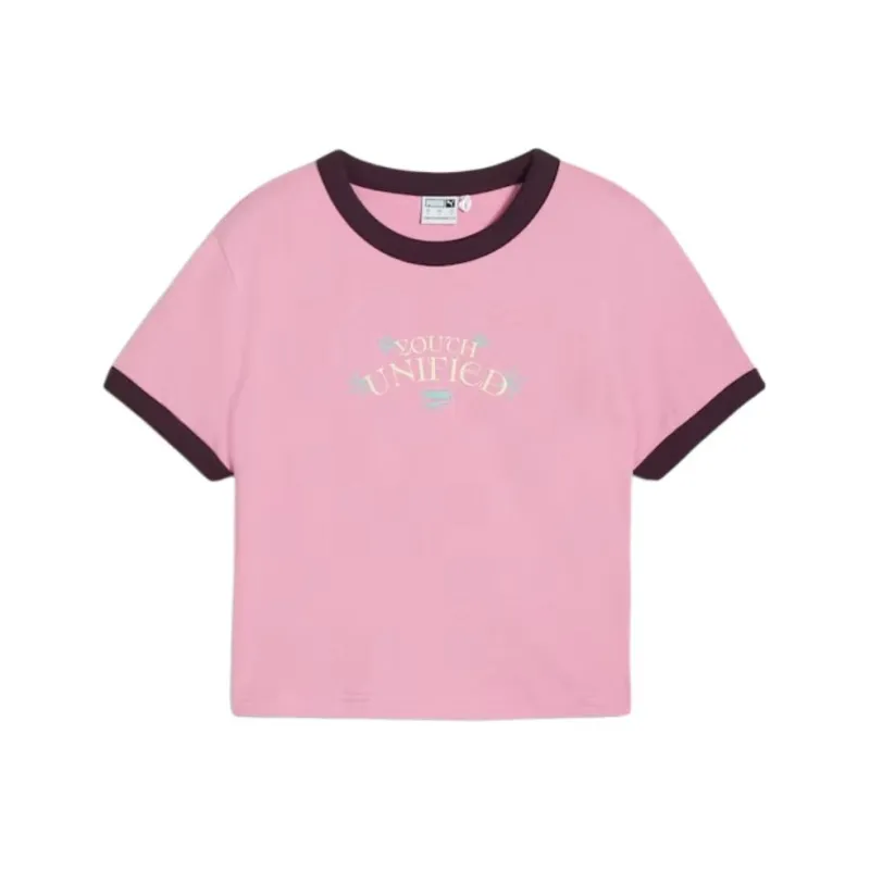 PUMA DOWNTOWN T Shirt Women's Fuchsia-0