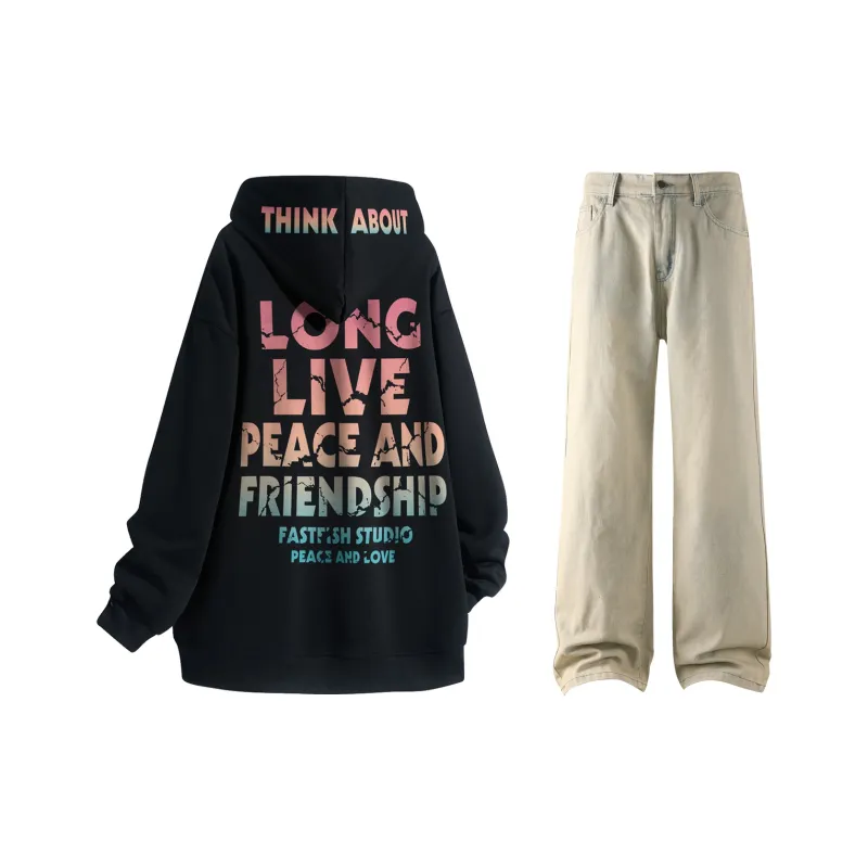 FASTFISH Sweatshirt Sets Unisex-14