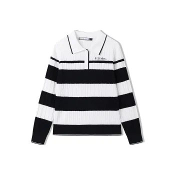 Elle Active Knitwear Women's Navy Blue/White