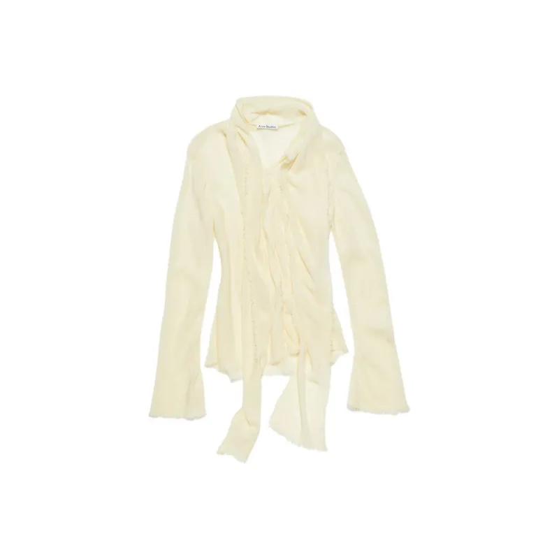 Acne Studios Crepe Scarf Blouse-0