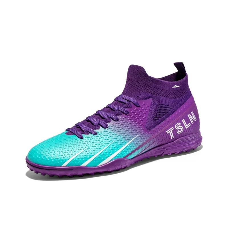 Kuding TF Rubber Broken Studs Artificial Ground Slip Resistant Soccer Shoes Unisex-7