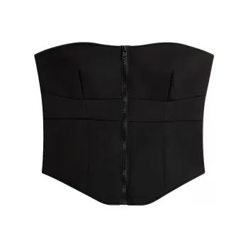 CALVIN KLEIN Strapless Top Women's Space Black