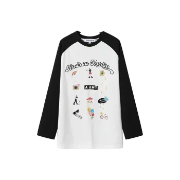 ANDREA MARTIN T Shirts Unisex Black/White