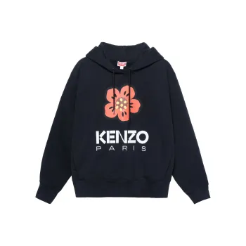 KENZO Logo print Long sleeve Hoodie