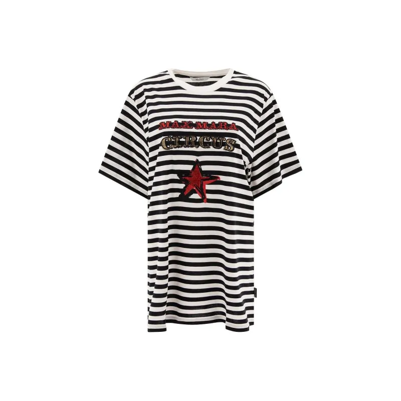 MaxMara Striped Crewneck T Shirt-0