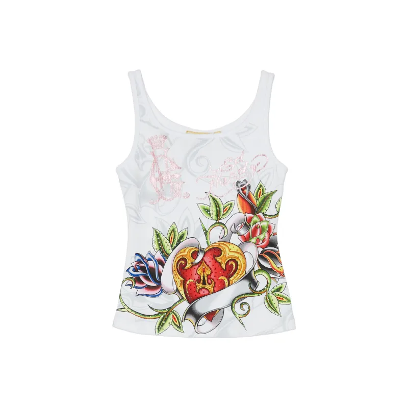Ed Hardy Camisoles Women's E1OBW054 White-0