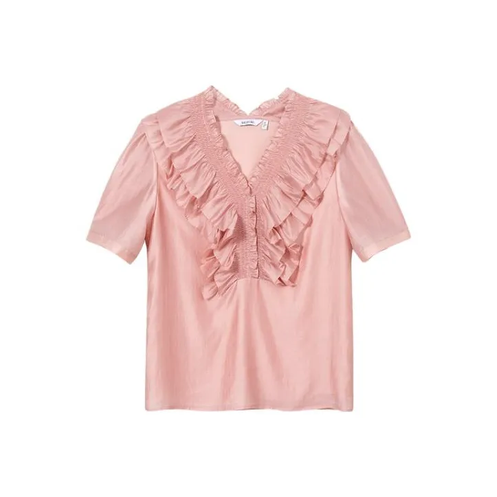 SEIFINI Shirts Women's Pink-0