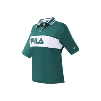 FILA Polo Shirt Women's Cat's Eye Stone Green