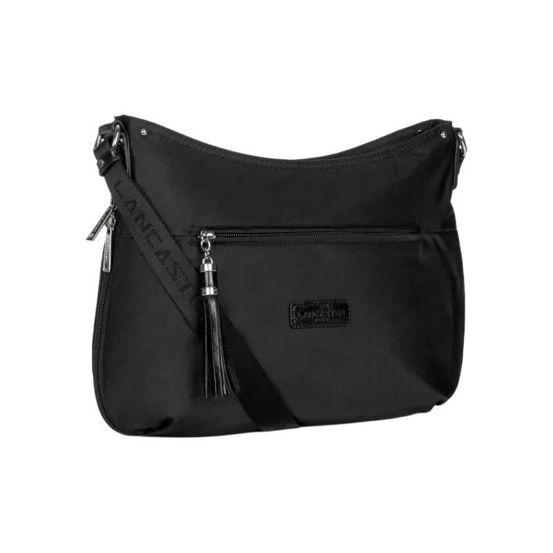 Lancaster Nylon Shoulder Bag Women's Black-1