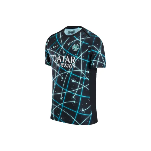 Nike AcademyDri Fit SS25 Soccer Jersey Men's Black/Sapphire Green/Cactus Green