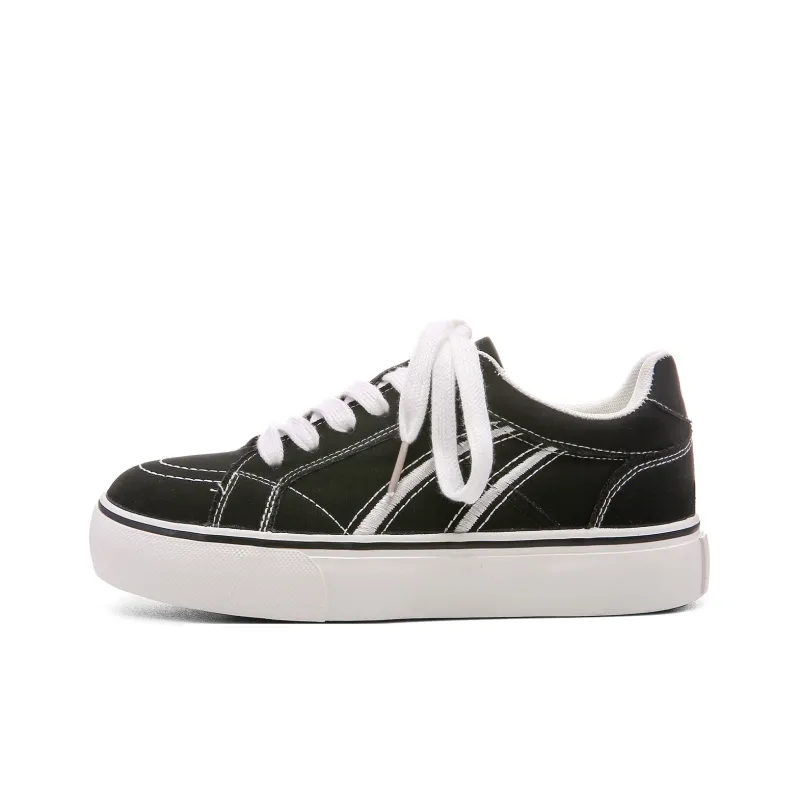 Lovely You Wear resistant And Lightweight Low Top Skateboard Shoes Women's-15