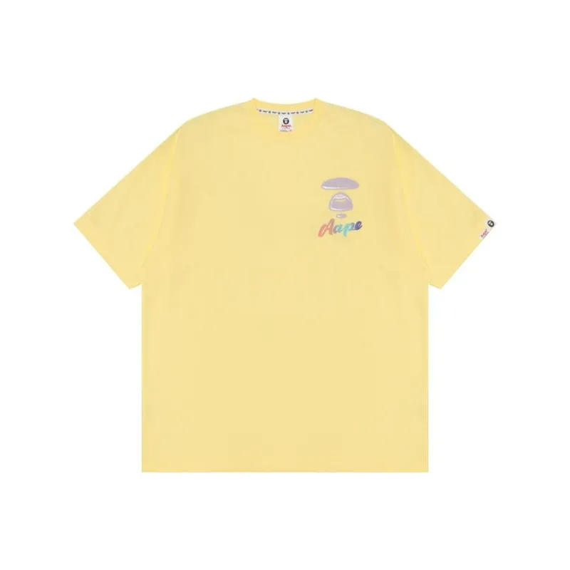 Aape By *A Bathing APE® Logo print Cotton T shirt-2