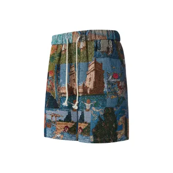 MESUCA Casual Shorts Unisex Tahitian Blue