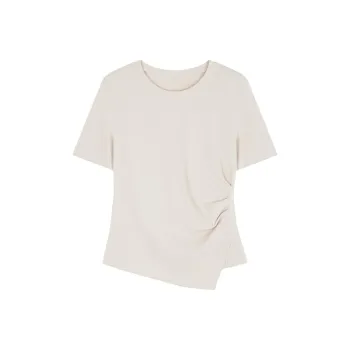 IHIMI Regular T Shirt Women's Cream Apricot