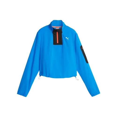 PUMA Half-Zip Running Jacket Women's Jacket Women's Blue