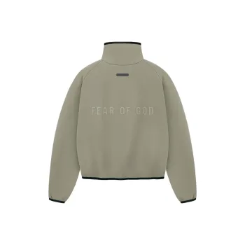 Fear Of God Athletics Women's Suede Fleece Track Jacket Clay