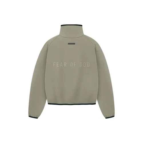 Fear Of God Athletics Women's Suede Fleece Track Jacket Clay