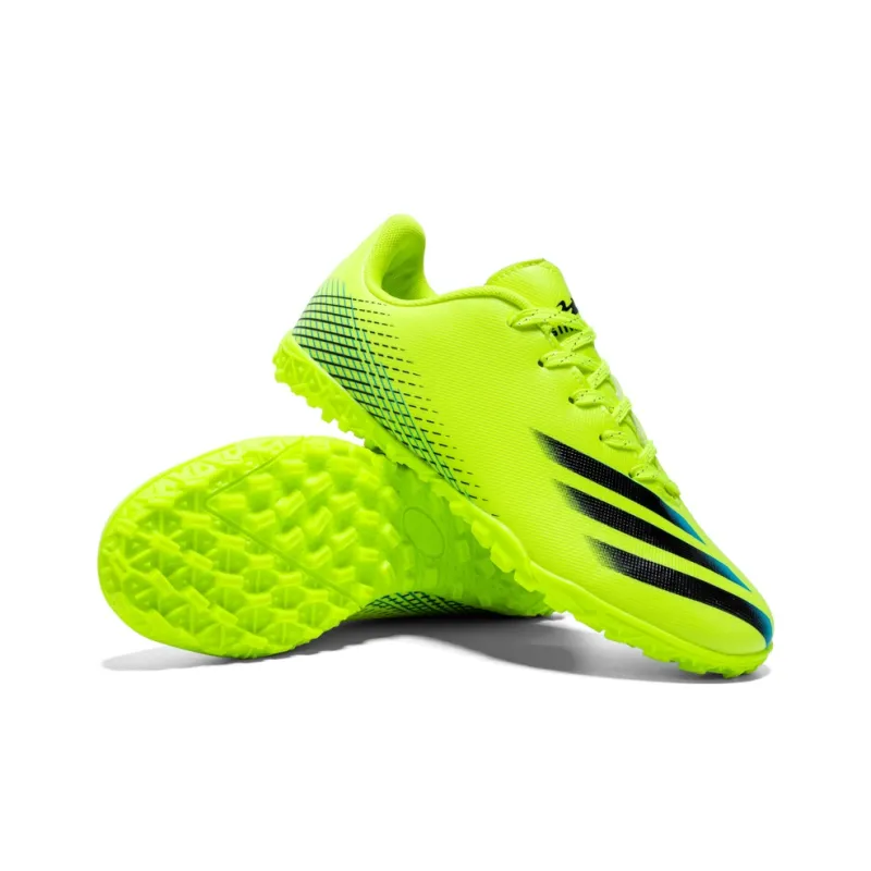 Binary TF Rubber Broken Studs Cushioning Lightweight Soccer Unisex Neon Green-5