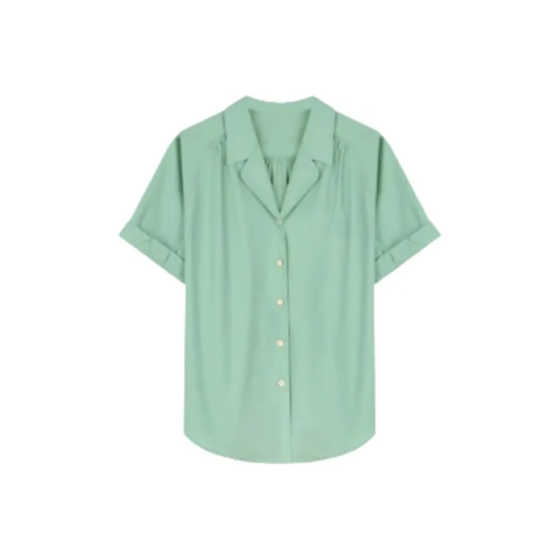 SOLIGHTER Shirt Women's Cloud Stone Green-0