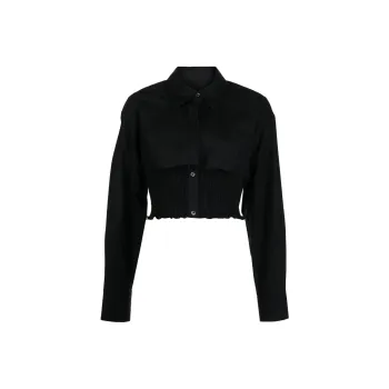 Alexander Wang Twinset Layered Smocked Shirt