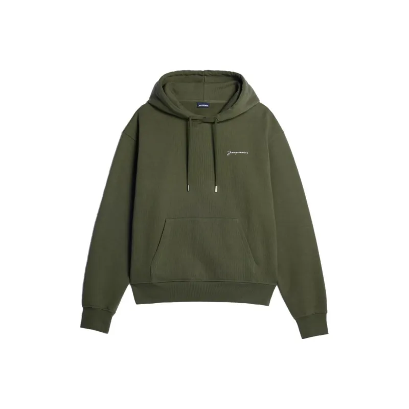 Jacquemus Le Sweatshirt Brodé Emboridered Logo Hoodie Orange-2