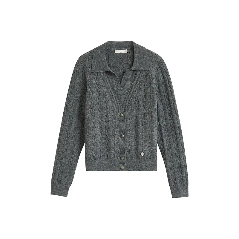Inman Knitwear Women's Tone Gray-0
