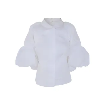 Jacquemus La Chemise Maraca Puffed Sleeve Shirt