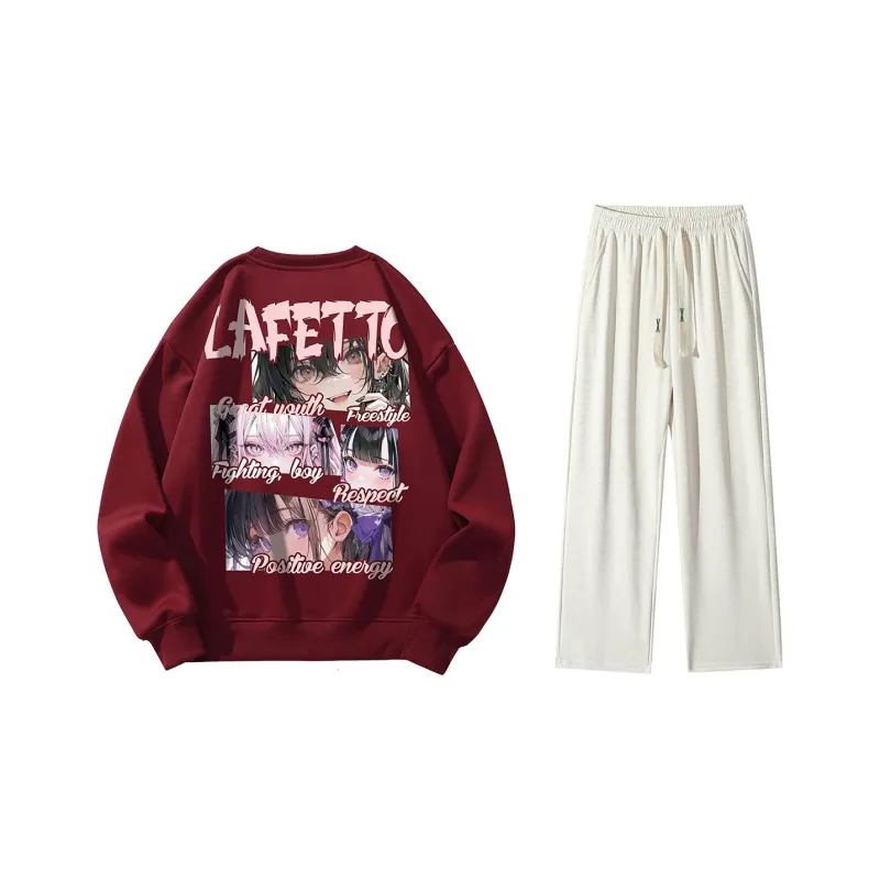 Lafetto Sweatshirt Sets Unisex-26