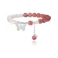 Zhengyuan Peach Blossom-Freshwater Pearl Strawberry Quartz Bracelet