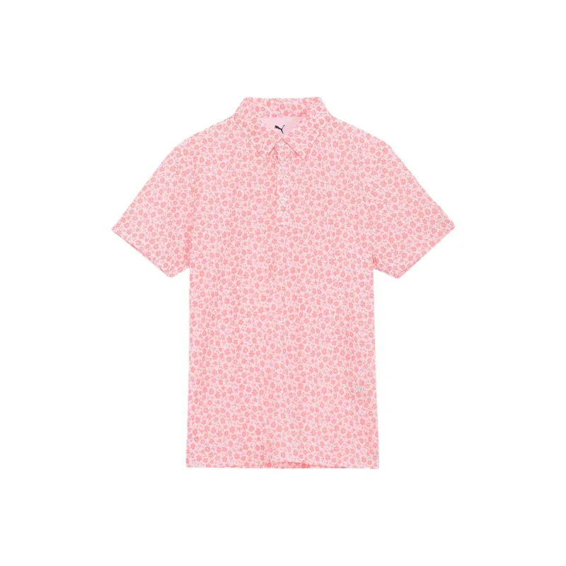 PUMA AOP Golf Clothing Men's Pink 03-0