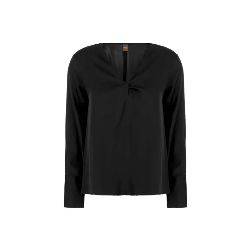 HUGO BOSS V-Neck Blouse-0