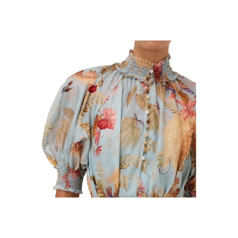Zimmermann SS25 Short Sleeved Dress Women's Multicolor-7