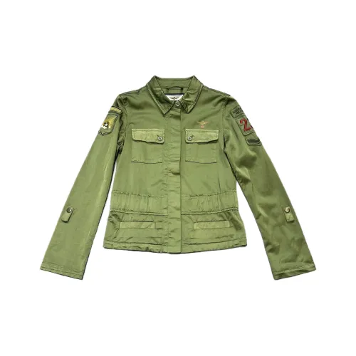 AERONAUTICA MILITARE 아미 그린 여성 자켓