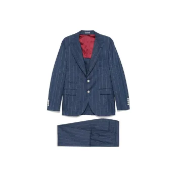 Brunello Cucinelli Striped Suit