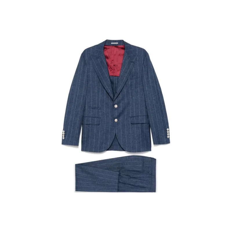 Brunello Cucinelli Striped Suit-0