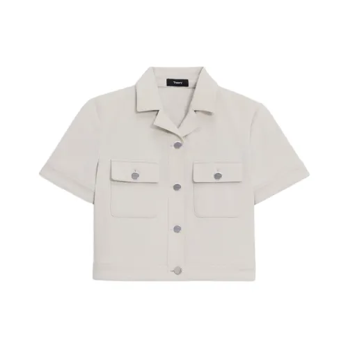 THEORY Shirts Women's Gray