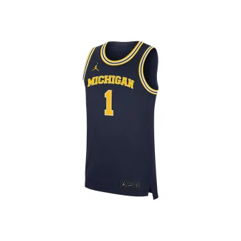 JORDAN Michigan Wolverines Replica Men's JORDAN Brand College Basketball Jersey