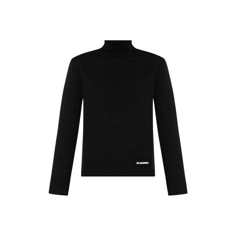 JIL SANDER + Logo Patch Jumper-0