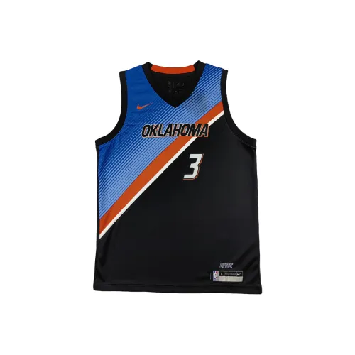 Nike x NBA Oklahoma City Thunder SWINGMAN Fan Edition Basketball Jersey Unisex Black