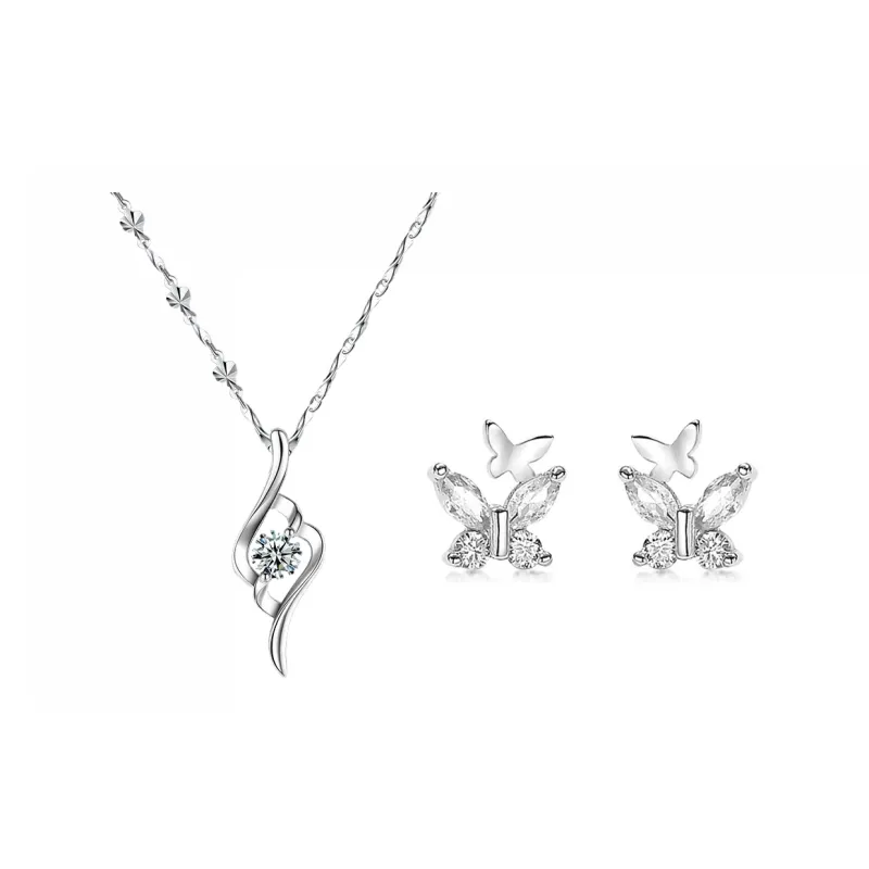 CHINA GOLD Sterling Silver Necklaces Women's-4