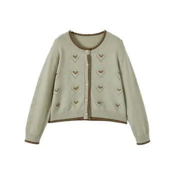 XIANGYING Knitwear Women's Sage Green