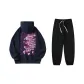 Navy Blue Top Black Bottom Pants