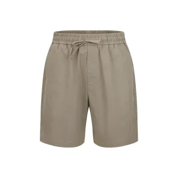 URBAN REVIVO Casual Shorts Men's Green Khaki