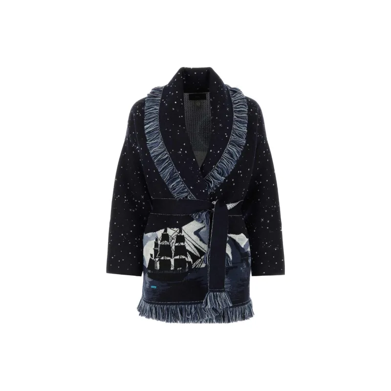 Alanui In The Middle Of Nowhere Jacquard Cardigan-0