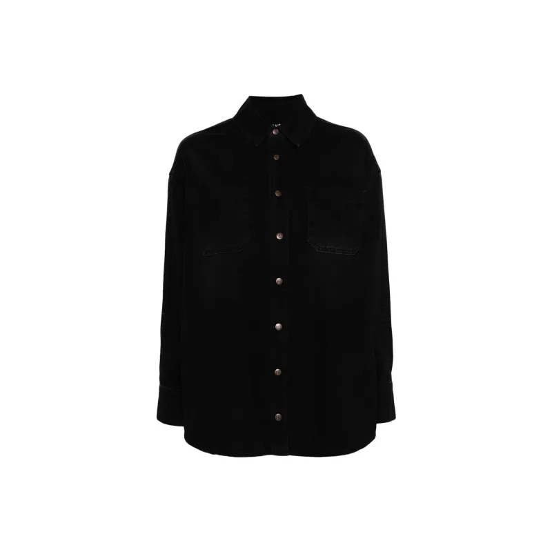 Ksubi Press stud Cotton Shirt-0